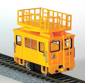 HO Gauge CS Overhead Line Maintenance Work Vehicle Kit H0 Scale MOW Car Speeder - Picture 1 of 12