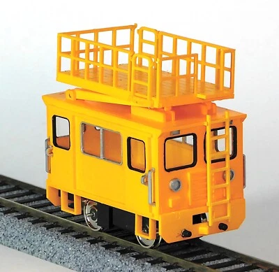 HO Gauge CS Overhead Line Maintenance Work Vehicle Kit H0 Scale MOW Car Speeder - Image 1 of 4