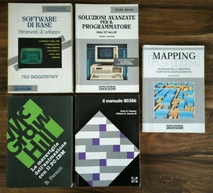 Lotto 5 libri programmazione: Assembler, 80386, Animazione, PC IBM, DOS/BIOS/C - Foto 1 di 3