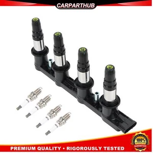 4x Ignition Coil & Spark Plugs For Chevrolet Cruze Sonic Aveo5 1.8L C1646 UF620 - Picture 1 of 17