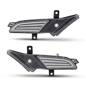 2x Clear LED Side Marker Turn Signal Lights For Porsche Cayenne 957 967 07-10 - Picture 1 of 6