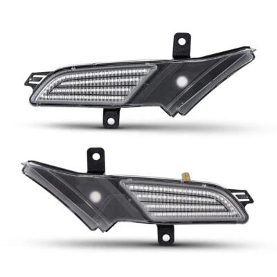 2x Clear LED Side Marker Turn Signal Lights For Porsche Cayenne 957 967 07-10 - Image 1 of 4