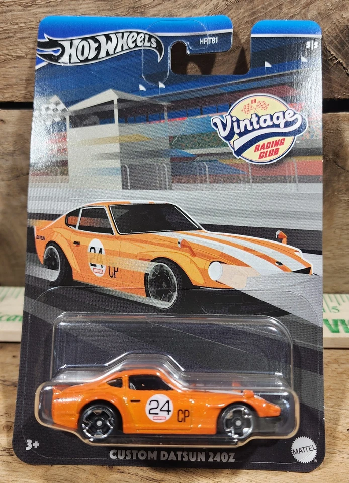Hot Wheels 2024 Vintage Racing Club 5/5 CUSTOM DATSUN 240Z Orange HRV10