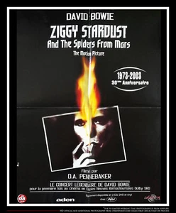 ZIGGY STARDUST David Bowie French Moyenne Vintage Movie Poster Original R2003 - Bild 1 von 7