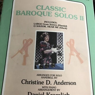 Sheet Music Handbells Solo Classic Baroque Solos Two Christine Anderson - Image 1 of 4