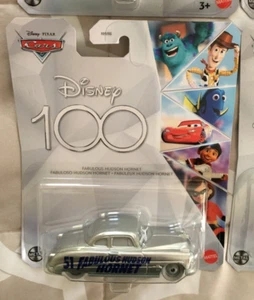 Disney Pixar Cars Disney 100 2023 Fabulous Hudson Silver Diecast Anniversary NEW - Picture 1 of 2