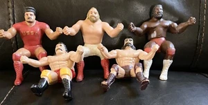 WWE/WWF LJN Thumb Wrestlers Lot Of 6 1985 LJN TITAN SPORTS - Picture 1 of 8