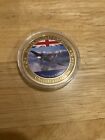 BRITISH MILITARY AIRCRAFT  - SPITFIRE COMMEMORATIVE GOLD-PLATED PROOF COIN 2016