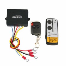 12V 50ft Winch Wireless Remote Control Set for Truck Jeep ATV Warn Ramsey Tuff