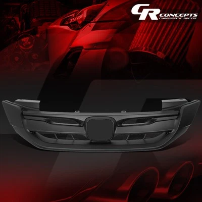 MATTE FRONT BUMPER UPPER GRILLE/GRILL 适用于 2013 - 2015 年本田 ACCORD SEDAN 第 9 代 — 第 1/4 张图片
