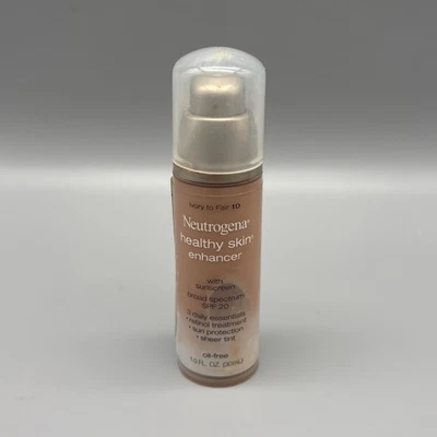 New Neutrogena Healthy Skin Enhancer Sunscreen SPF 20 - 1 oz Ivory to Fair 10 - Image 1 of 4