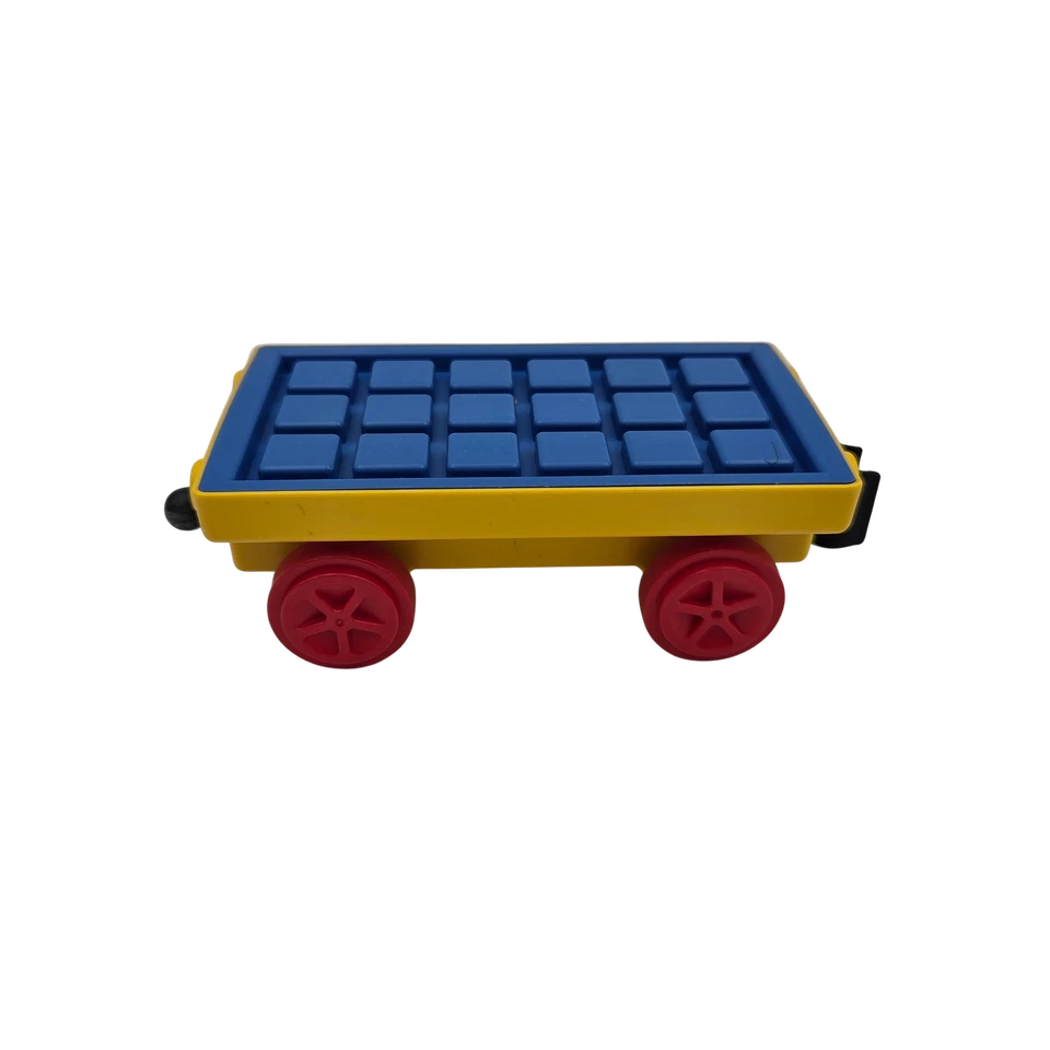 Playmobil® 1.2.3 123 TRAIN Freight Wagon Cargo  YELLOW LIGHT BLUE FLAT - image 1 of 1