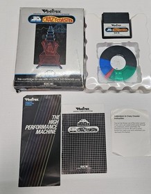 Vectrex 3D Crazy Coaster 1983 Complete In Box Video Game