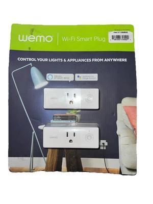 WeMo WiFi Smart Plug with Alexa, Google Assistant and Apple Homekit - Image 1 of 2