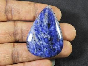 66Cts. 100% Natural Blue Lapis Lazuli Healing Loose Gemstone 32X46X06 MM j901 - Picture 1 of 9