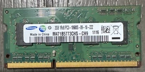 LOT OF 17 Samsung 2GB DDR3 PC3-10600S SODIMM Laptop Memory Modules M471B5773CHS - Picture 1 of 1