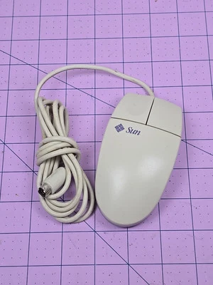 Sun M-S34 PS/2 Mouse - Mini-Din-6 - 1.8M Cable - 2-Button Mouse, Tested - Image 1 of 4