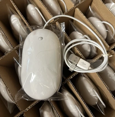 Apple Mighty Mouse A1152 USB Wired Mouse - New in plastic- Never Used - Image 1 of 3
