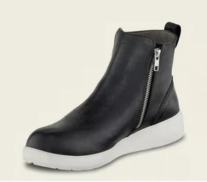 Red Wing $299 Zero-G Extralight 5” Cuero Negro Puntera de Seguridad Zapatilla Bota Mujer 8 - Imagen 1 de 10