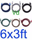 6 Pack 6Ft Usb Cable For Iphone 6 7 8 Plus Iphone 12 11 X Xr Xs Pro Charger Cord