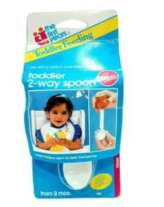 Vintage 1991 Toddler 2-Way Spoon The First Years Toddler Feeding “FREE SHIPPING” - Picture 1 of 3