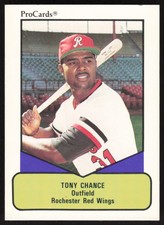 1990 ProCards AAA   Tony Chance #470 Rochester Red Wings