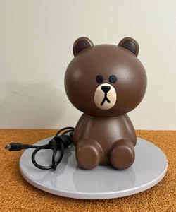 Line Friends Brown Bear Home Desktop Mini Air Cleaner 5V Made in Korea - Picture 1 of 6