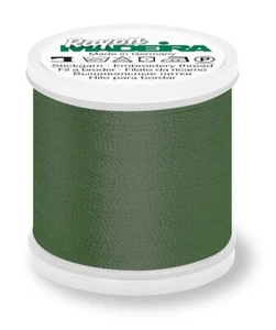 Madeira Rayon 40 machine embroidery thread 1000m spool color 1394 hedge green - Picture 1 of 1