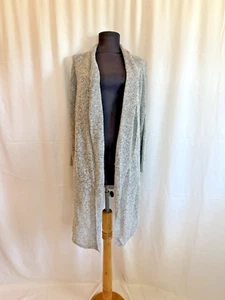 Graue Leinen-Strickjacke von Eileen Fisher - Größe Extra Large - Bild 1 von 5