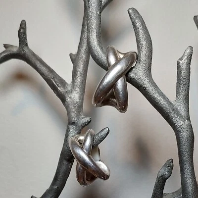 Pendientes de plata 925 con clip Simon Sebbag Designs para mujer joyas clásicas elegantes Foto 1 de 4