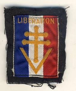 Grand Insigne Tissu FFI Réseau Libération - Picture 1 of 2