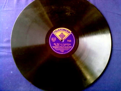 Schellack 30 cm - TELEFUNKEN - Der Graf von Luxemburg - Bild 1 von 4