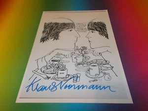 Klaus Voormann The Beatles  signed signiert autograph Autogramm auf 20x28 Foto - Bild 1 von 1