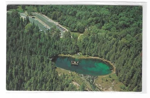 Postal de colección KITCHI-TI-KI-PI The Big Spring Manistique Michigan  - Imagen 1 de 2