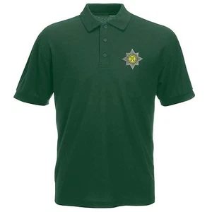 OFFICIAL Irish Guards Polo Shirt Embroidered Logo - Picture 1 of 11