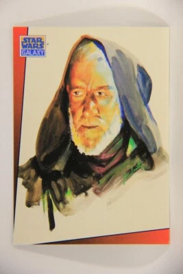 Star Wars Galaxy 1993 Topps Trading Card #6 Obi-Wan Ben Kenobi Artwork L002899 - Image 1 of 2