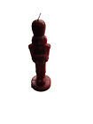 Christmas Winter Seasonal Red Nutcracker Candle 8 Inches Tall.