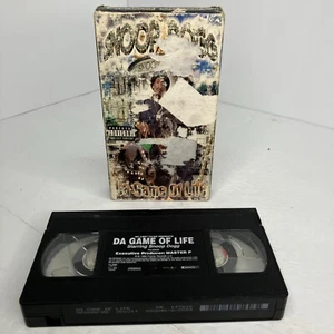 SNOOP DOGG -VHS- Da Game of Life • 1998 (Parental Advisory: Explicit Content) - Picture 1 of 4