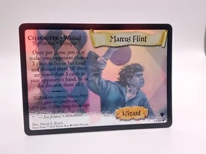 Harry Potter Trading Card Game Marcus Flint Holo Foil 14/80 2001 Wizards Rare - Picture 1 of 4