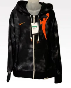 Damen-Hoodie WNBA Nike schwarz Logowoman Team 13 Batik Performance durchgehender Reißverschluss XL - Bild 1 von 8