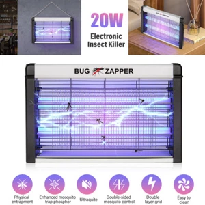 Mosquito Fly Bug Insect Zapper Killer Indoor Outdoor Electronic Light Trap Lamp - Picture 1 of 12