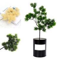 Simulation Wall Pine Branch Green Plastic Artificial Plant Fake Pine Needle