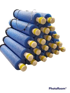 Catfish Jugline fishing Noodle Jugs BLUE lot of 20 High Vis Reflective tape - Picture 1 of 2