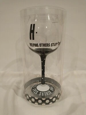 Copo de vinho "Ajudando os Outros a Ficarem Tipsy" HOST por Mud Pie 16 oz caixa original - Imagem 1 de 4