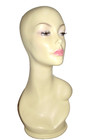 Vintage weibliche Büste Mannequin Paris Mode Schaufensterpuppe Kopf Hutkopf