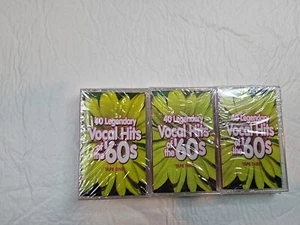 Vocal Hits of the 60's Audio Cassette Tape Set 3 40 Legendary Never Opened - Picture 1 of 9