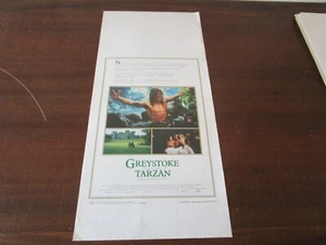 LOCANDINA ORIGINALE GREYSTOKE LA LEGGENDA DI TARZAN CHRISTOPHER LAMBERT 1984 - Imagen 1 de 2