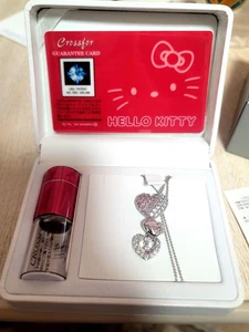 Hello kitty 30th anniversary silver925 pendant Necklace Sanrio Genuine mint - Picture 1 of 3