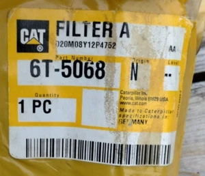 Filtro de aire de cabina Caterpillar Cat 6T-5068 de nuevo - Imagen 1 de 2