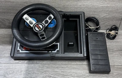 Coleco Vision Model 2413 Steering Wheel and Pedal Untested PARTS OR REPAIR - Image 1 of 4